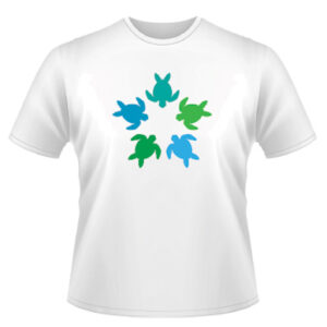 White NSB Turtle Tracker T-Shirt